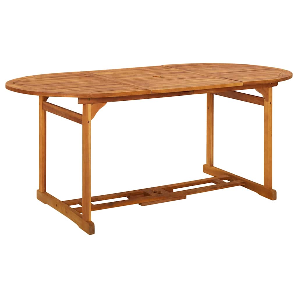 Ensemble à manger de jardin 7 pcs bois massif d'acacia