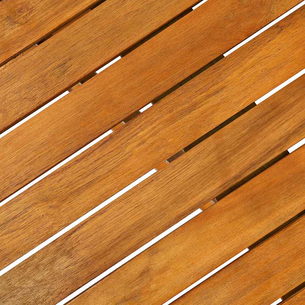 Ensemble à manger de jardin 7 pcs bois massif d'acacia