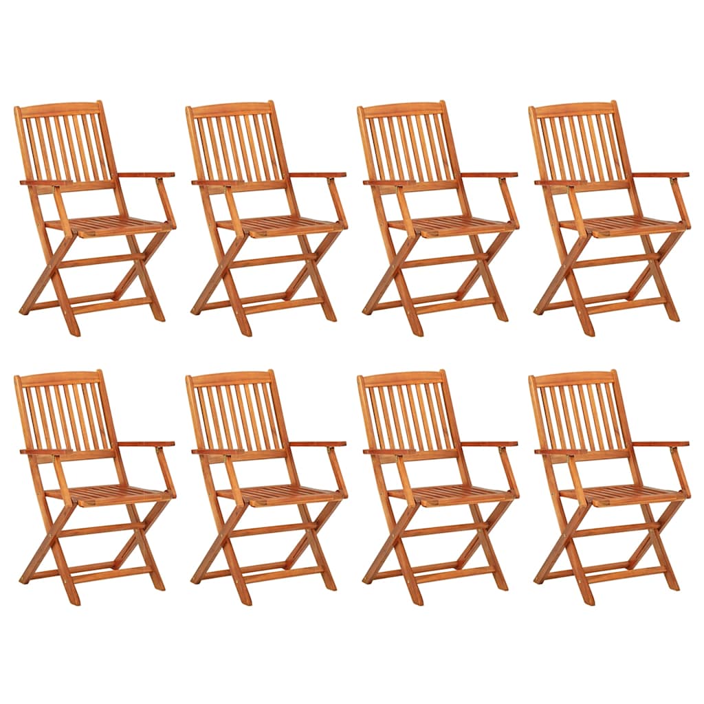 Ensemble à manger de jardin 9 pcs 220x90x75 cm bois d'acacia