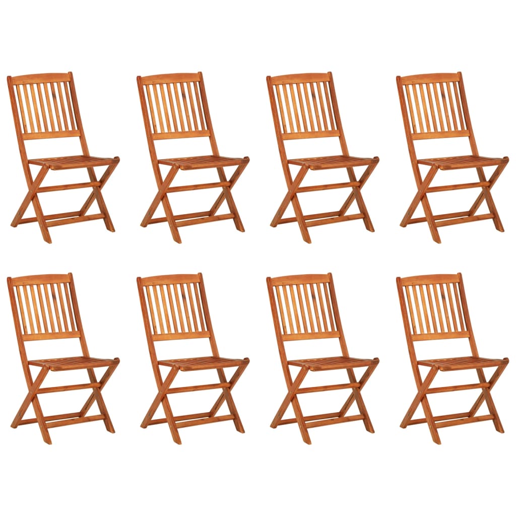 Ensemble à manger de jardin 9 pcs 220x90x75 cm bois d'acacia