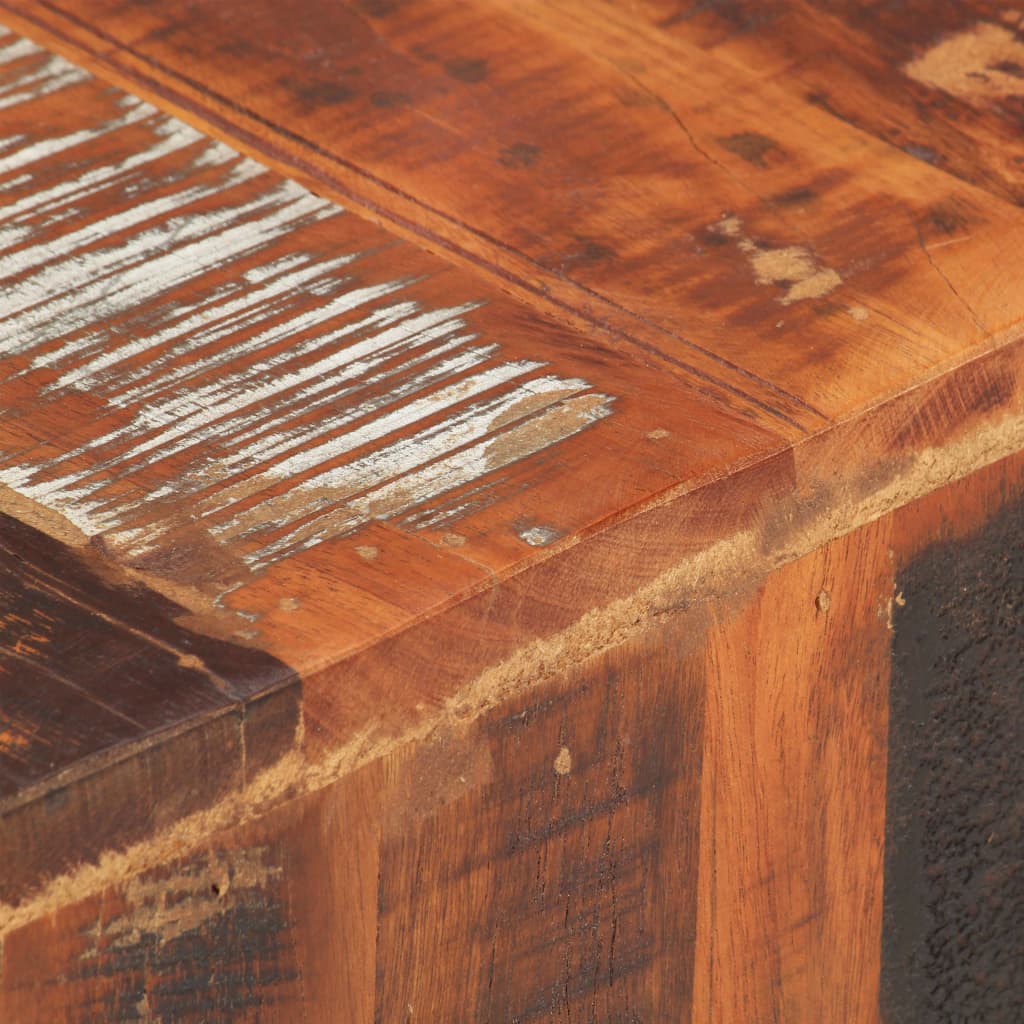 Meuble TV 110x30x40 cm Bois massif de récupération - XIOS