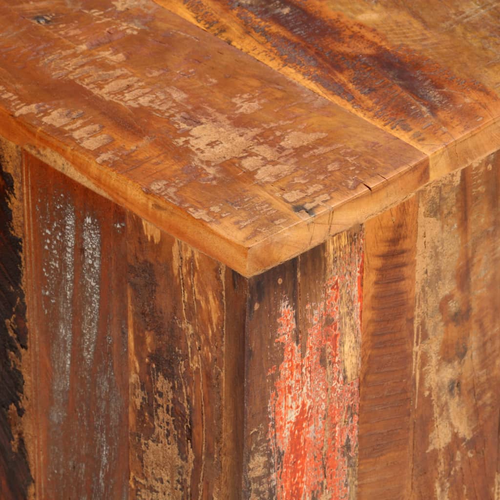 Meuble TV 110x30x40 cm Bois massif de récupération - XIOS