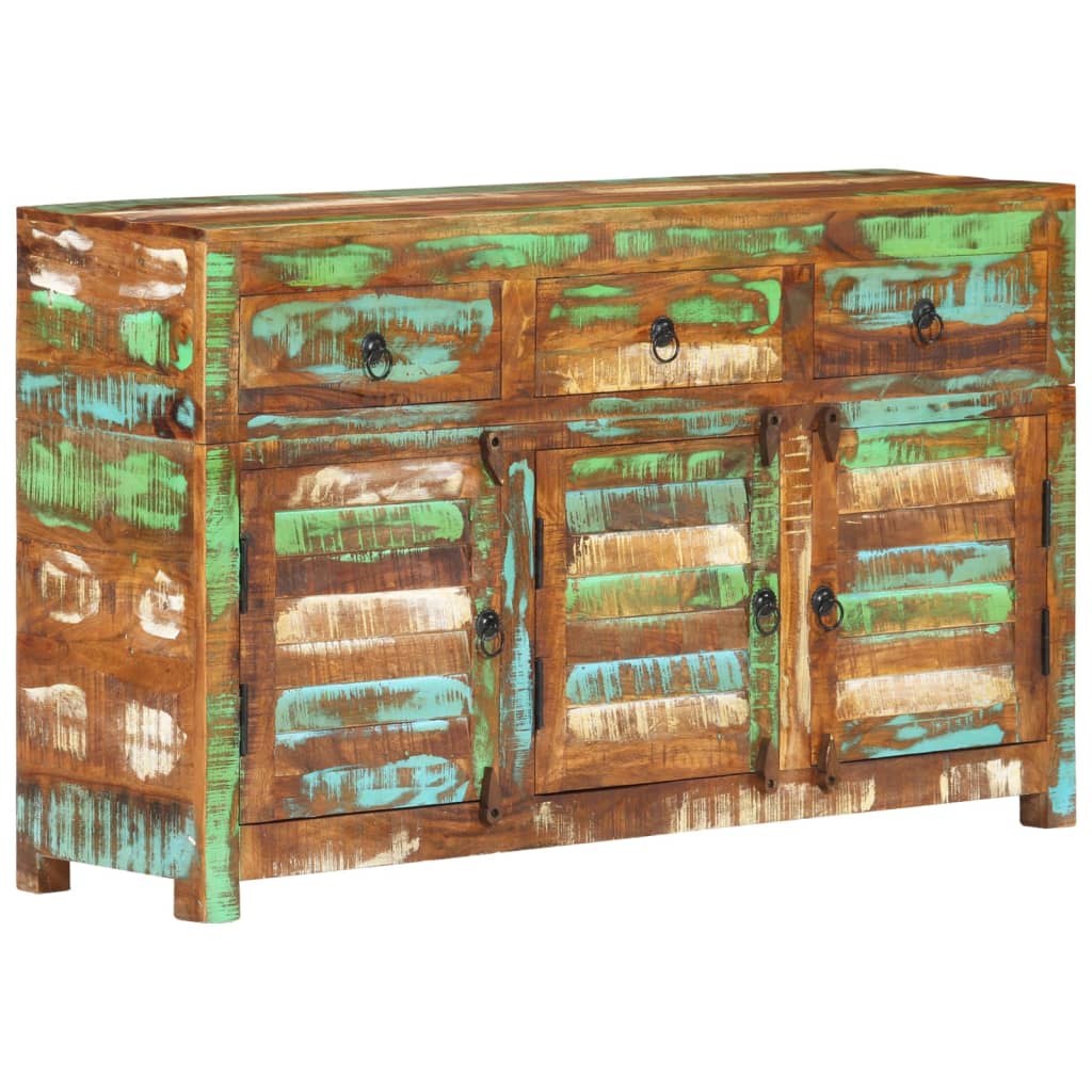 Buffet 110x30x65 cm Bois massif de récupération - XIOS