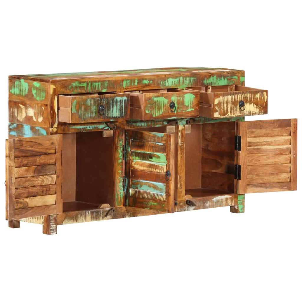 Buffet 110x30x65 cm Bois massif de récupération - XIOS
