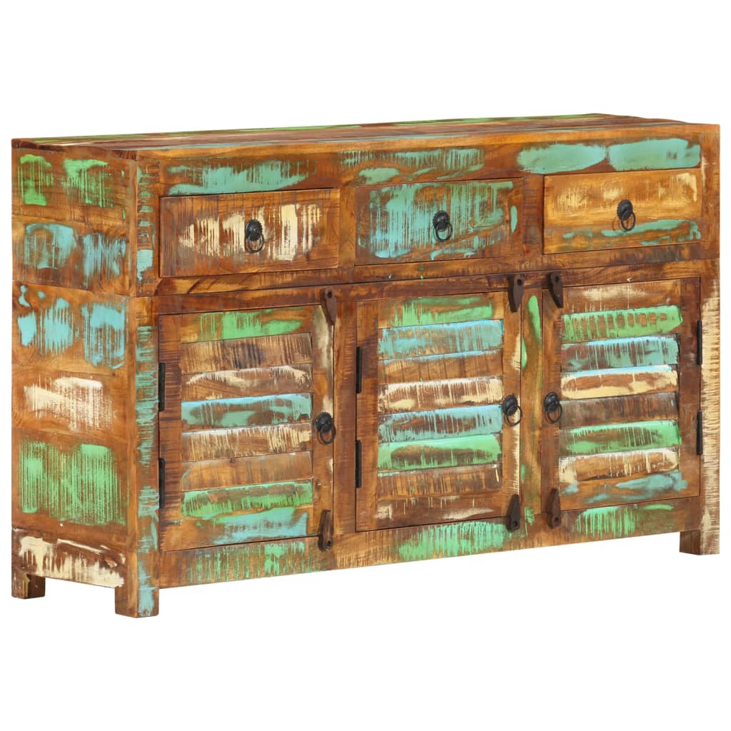 Buffet 110x30x65 cm Bois massif de récupération - XIOS