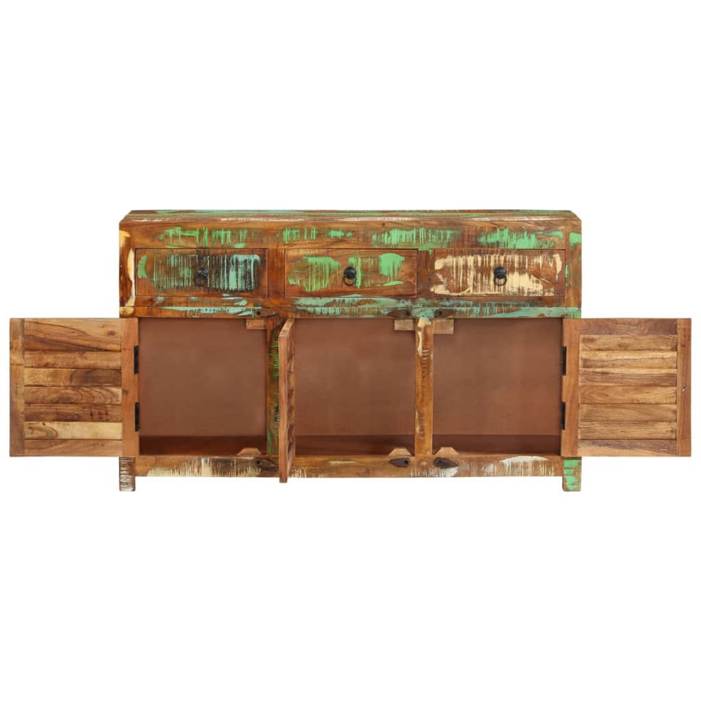 Buffet 110x30x65 cm Bois massif de récupération - XIOS