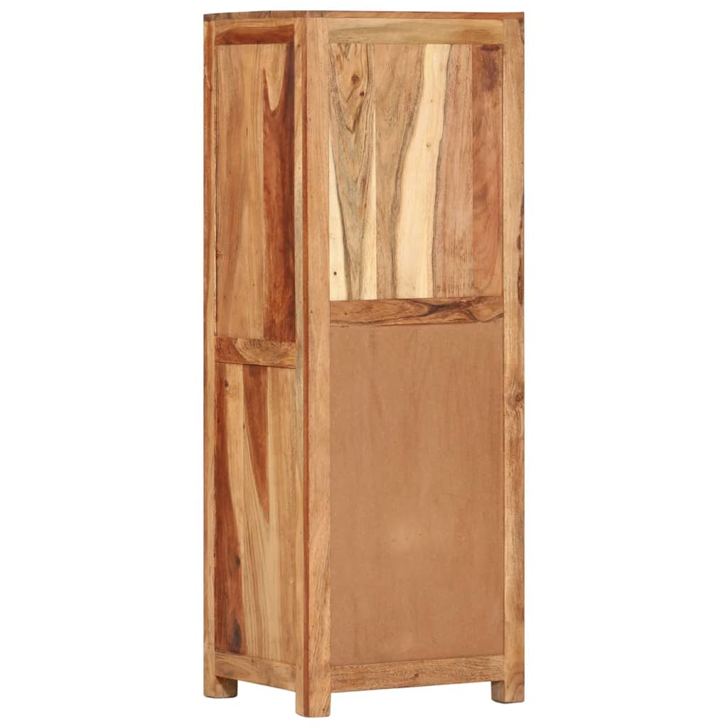 Buffet haut 40x34x110 cm bois massif d'acacia - XIOS