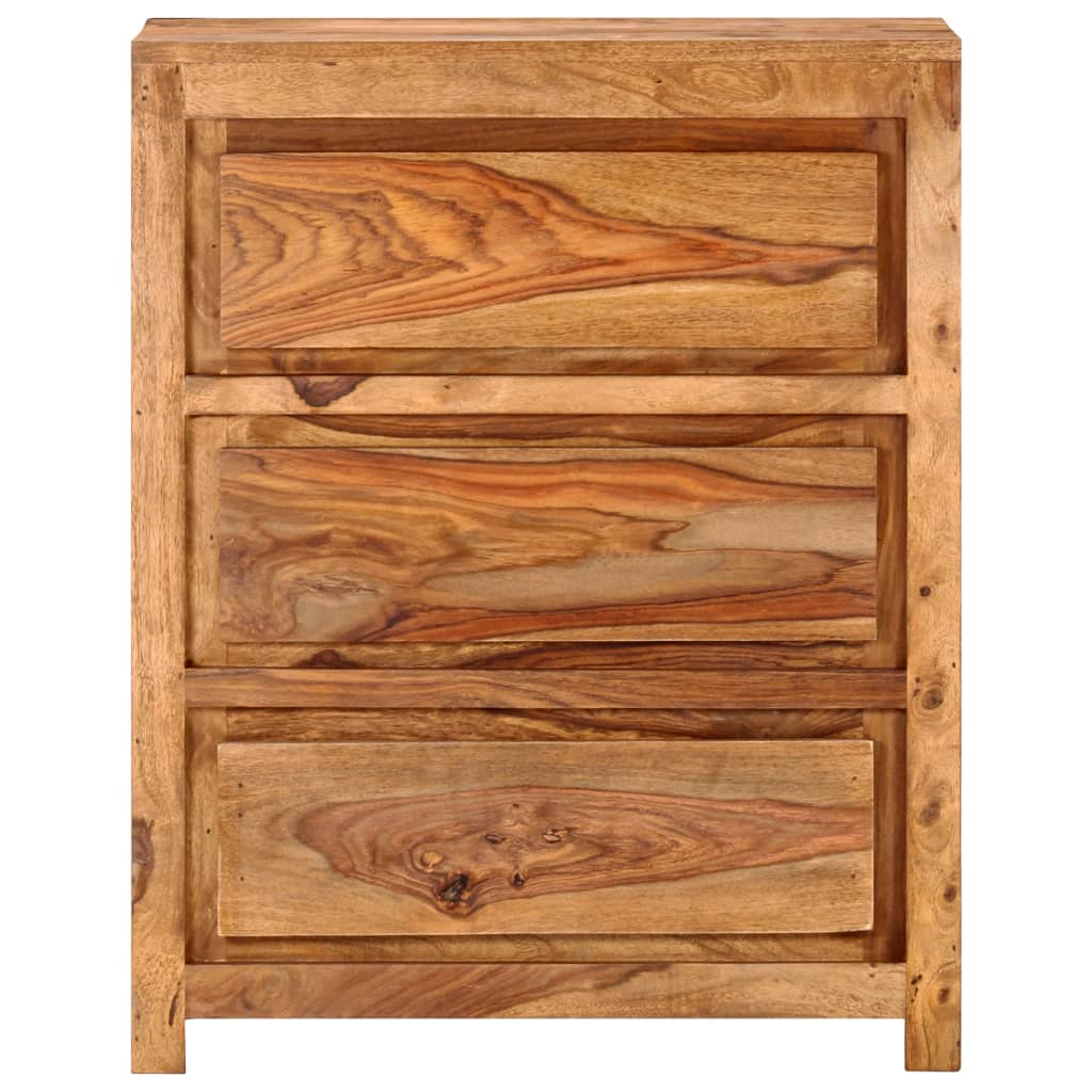 Armoire à tiroirs 60x33x75 cm Bois d'acacia massif - XIOS