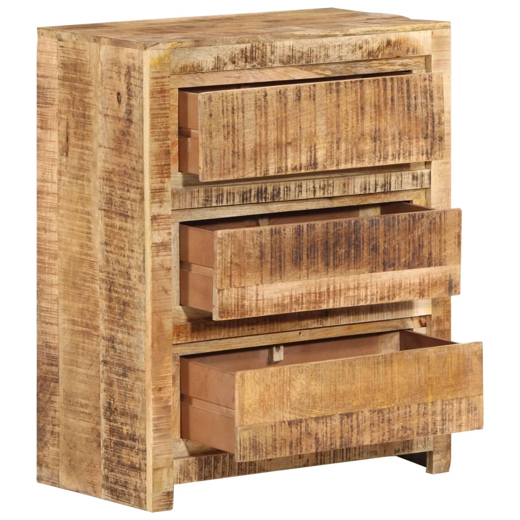 Armoire à tiroirs 60x33x75 cm Bois massif de manguier - XIOS