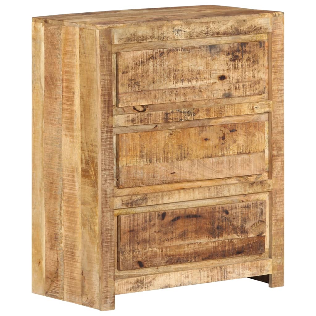 Armoire à tiroirs 60x33x75 cm Bois massif de manguier - XIOS