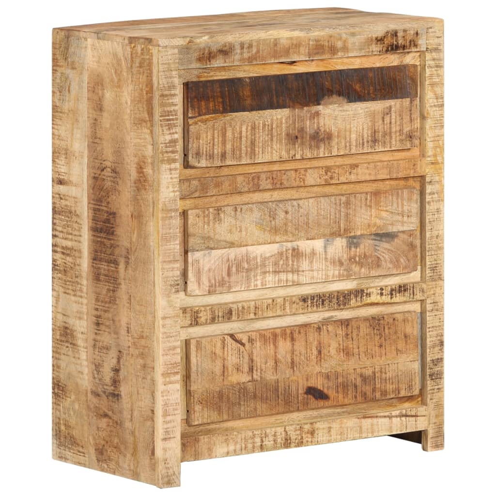 Armoire à tiroirs 60x33x75 cm Bois massif de manguier - XIOS