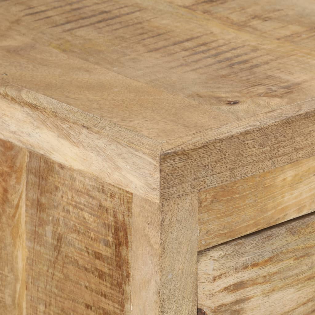 Bureau à caissons Bois de manguier massif 140x50x77 cm - XIOS