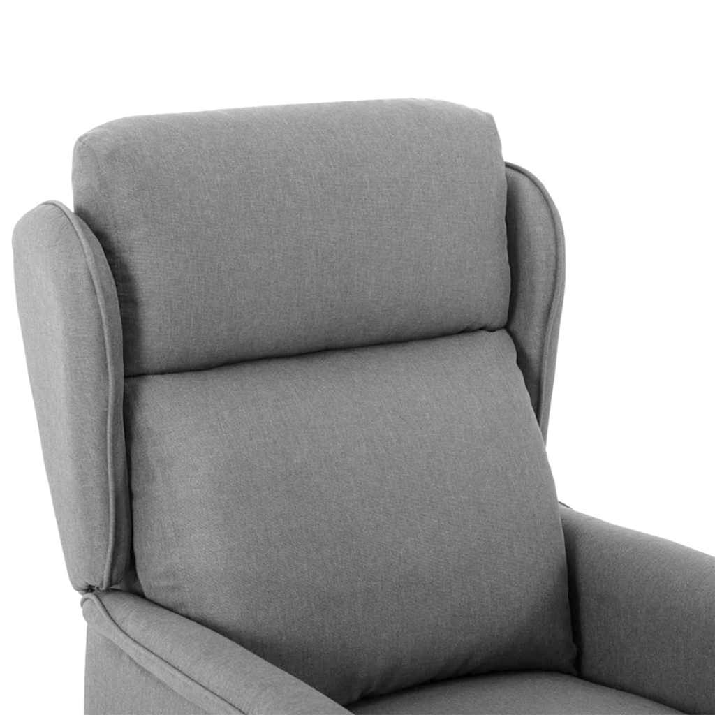 Fauteuil inclinable Gris clair 67.5 x 93.5 x 101.5 cm tissu - XIOS