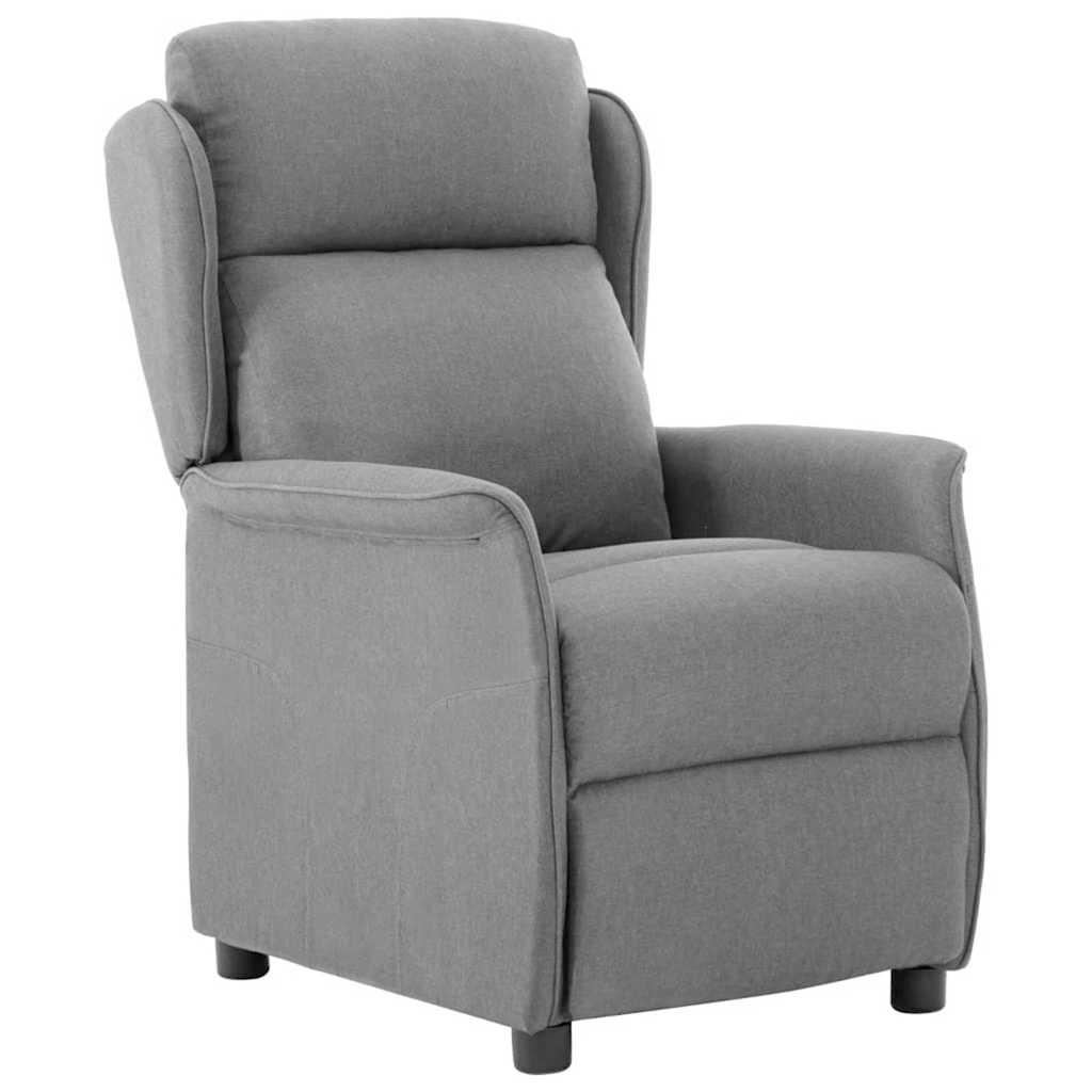 Fauteuil inclinable Gris clair 67.5 x 93.5 x 101.5 cm tissu - XIOS