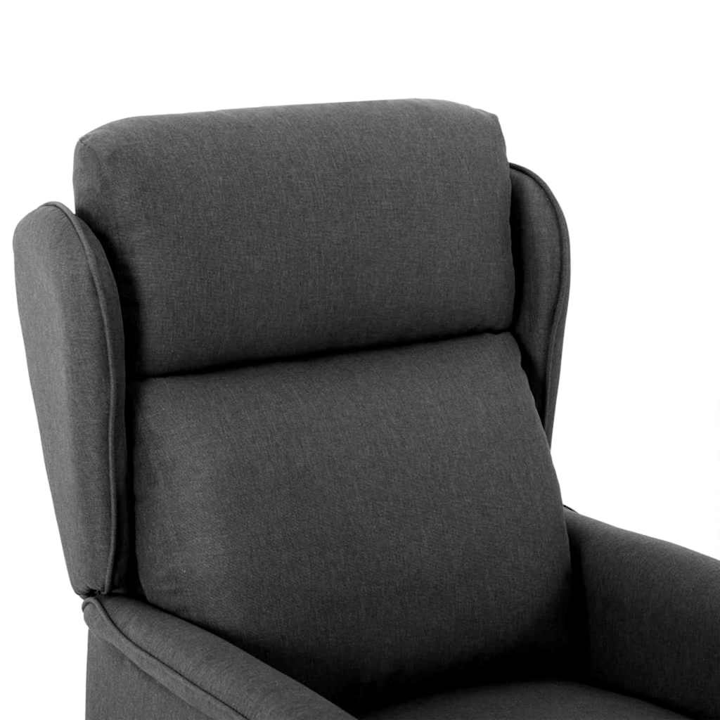 Fauteuil inclinable Gris foncé 67.5 x 93.5 x 101.5 cm tissu - XIOS