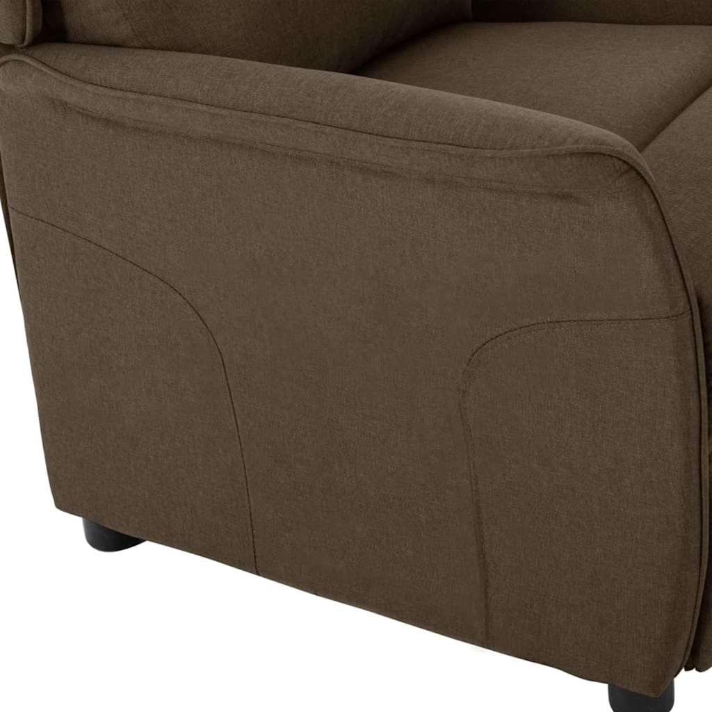 Fauteuil inclinable Marron 67.5 x 93.5 x 101.5 cm tissu - XIOS