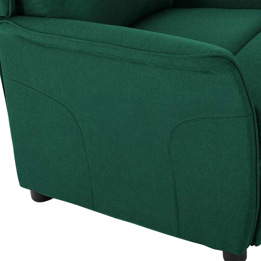 Fauteuil inclinable Vert foncé 67.5 x 93.5 x 101.5 cm tissu - XIOS