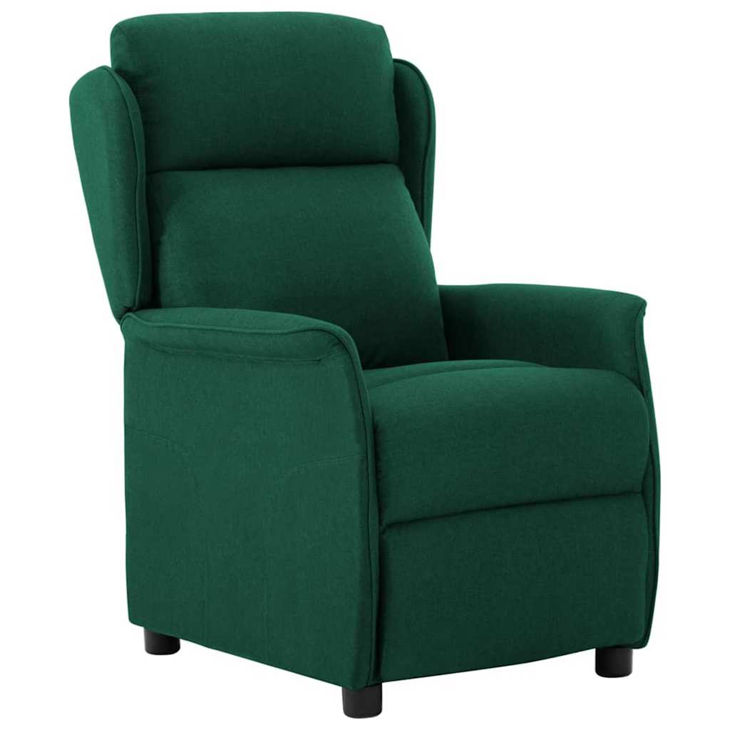 Fauteuil inclinable Vert foncé 67.5 x 93.5 x 101.5 cm tissu - XIOS