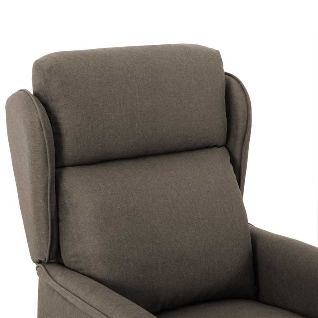 Fauteuil inclinable Taupe 67.5 x 93.5 x 101.5 cm tissu - XIOS