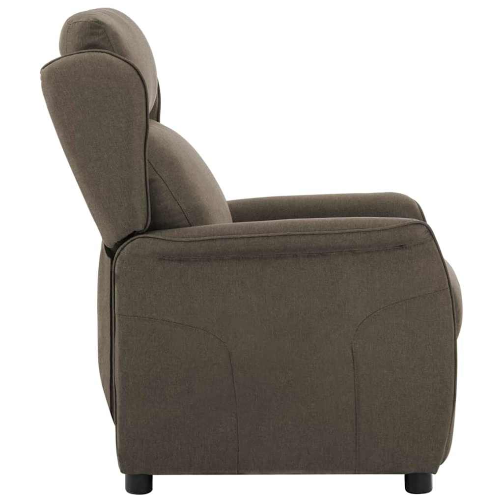Fauteuil inclinable Taupe 67.5 x 93.5 x 101.5 cm tissu - XIOS
