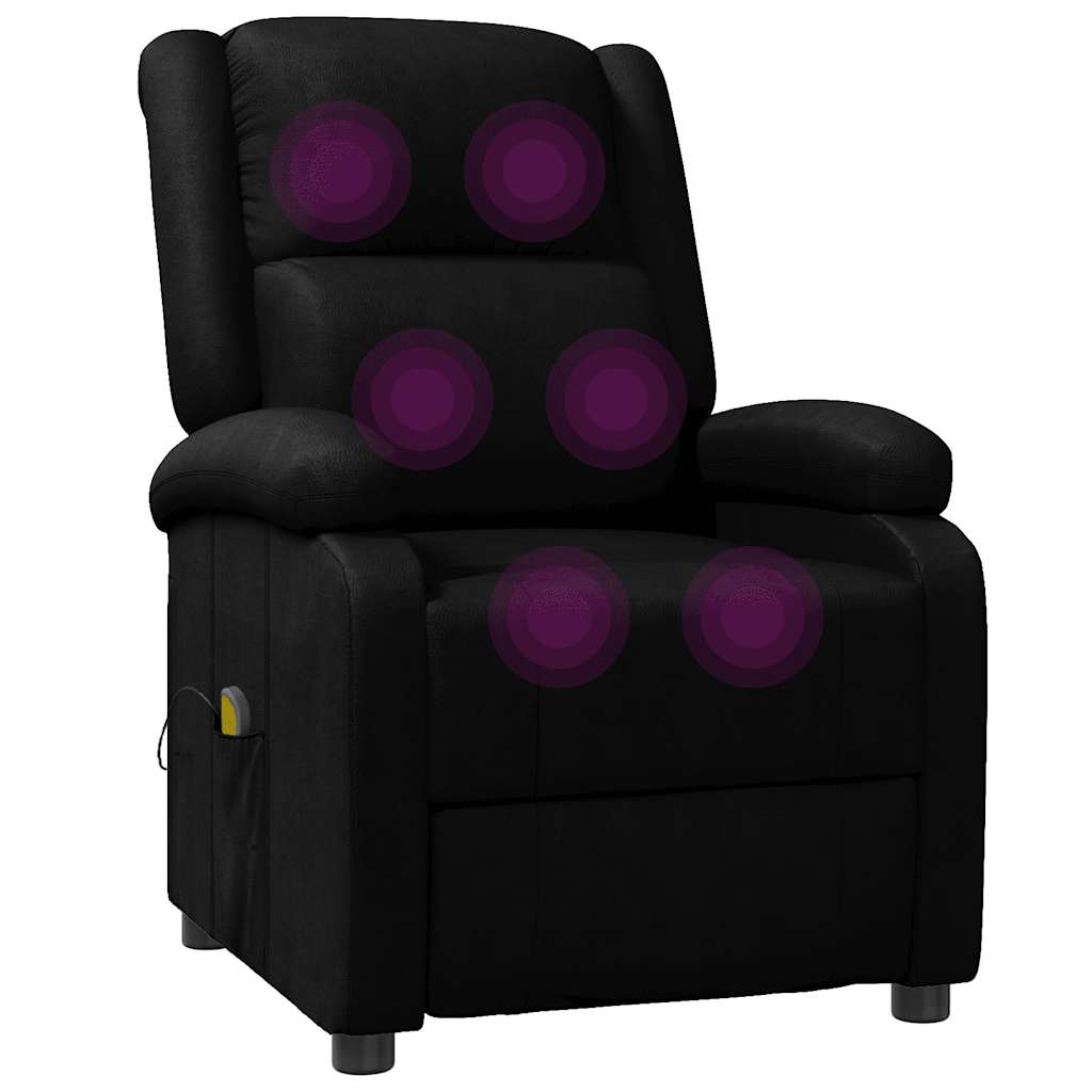 Fauteuil de massage Noir Similicuir - XIOS