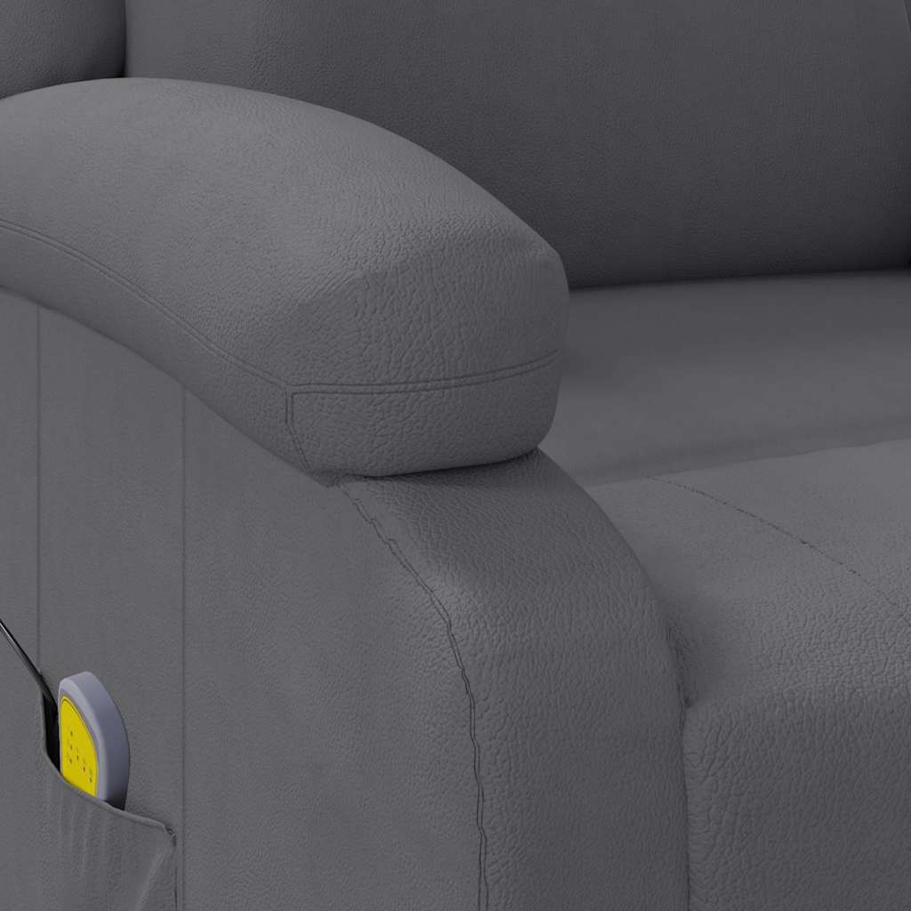 Fauteuil de massage Gris Similicuir - XIOS