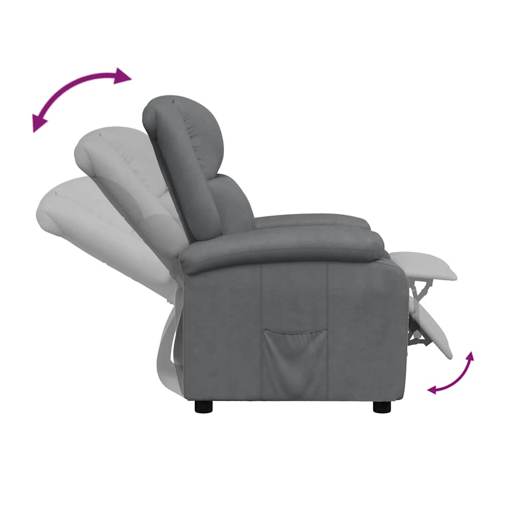 Fauteuil inclinable Gris Similicuir - XIOS