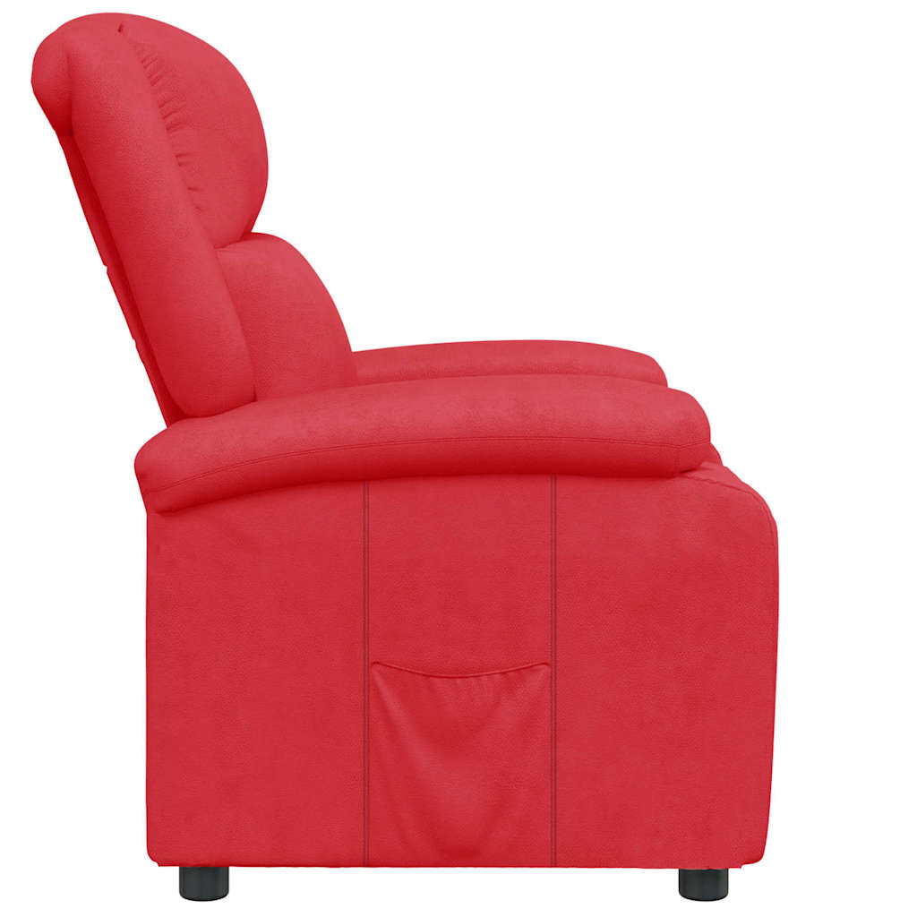 Fauteuil inclinable Rouge Similicuir - XIOS