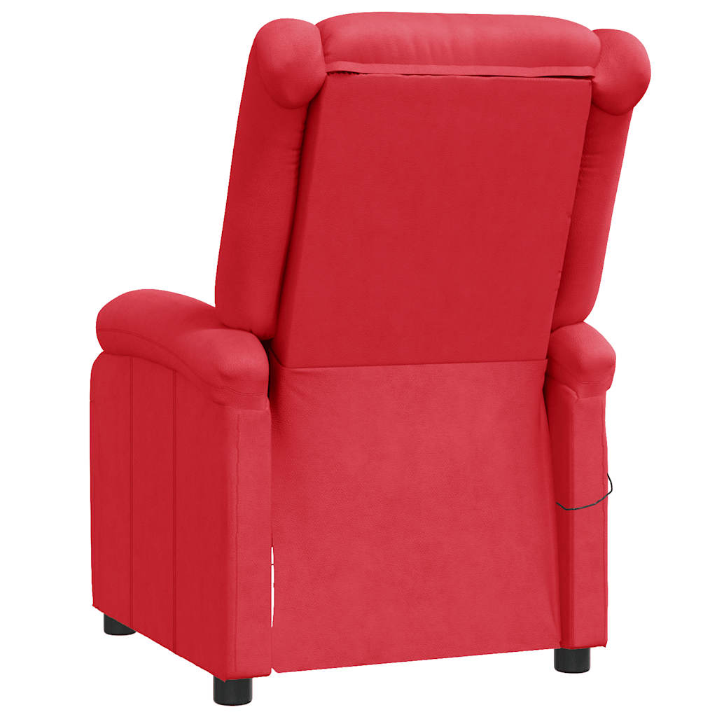 Fauteuil inclinable Rouge Similicuir - XIOS
