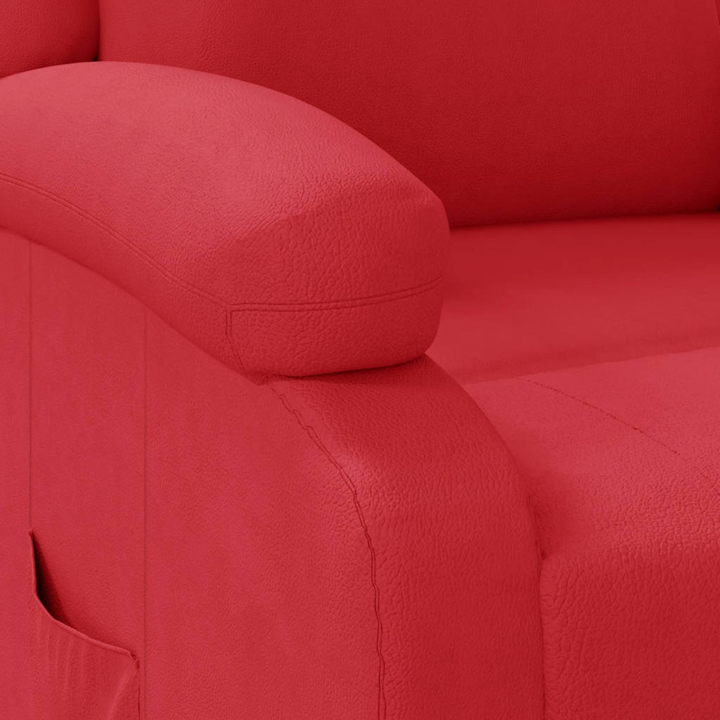 Fauteuil inclinable Rouge Similicuir - XIOS