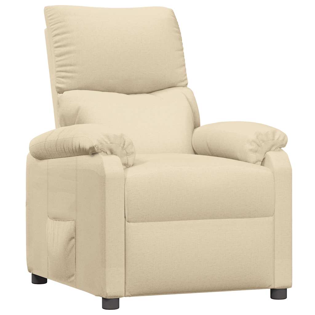 Fauteuil inclinable Crème Tissu - XIOS