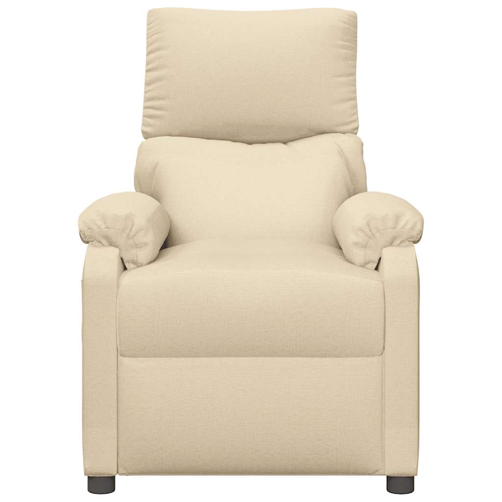 Fauteuil inclinable Crème Tissu - XIOS