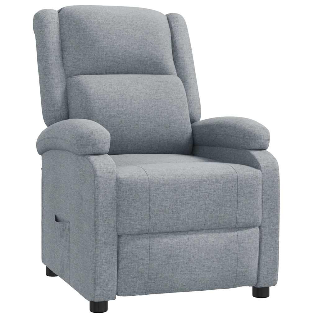 Fauteuil inclinable Gris clair Tissu - XIOS