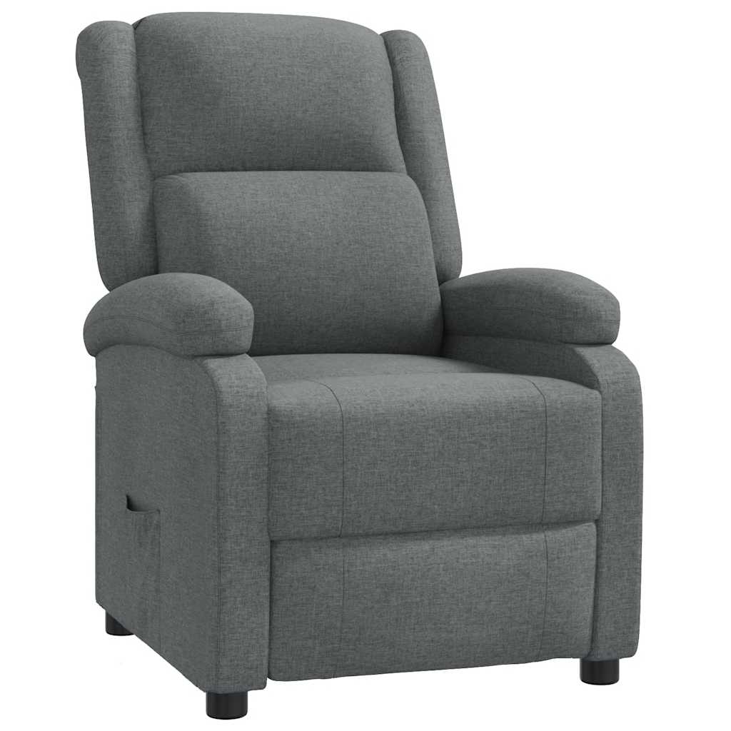 Fauteuil inclinable Gris foncé Tissu - XIOS