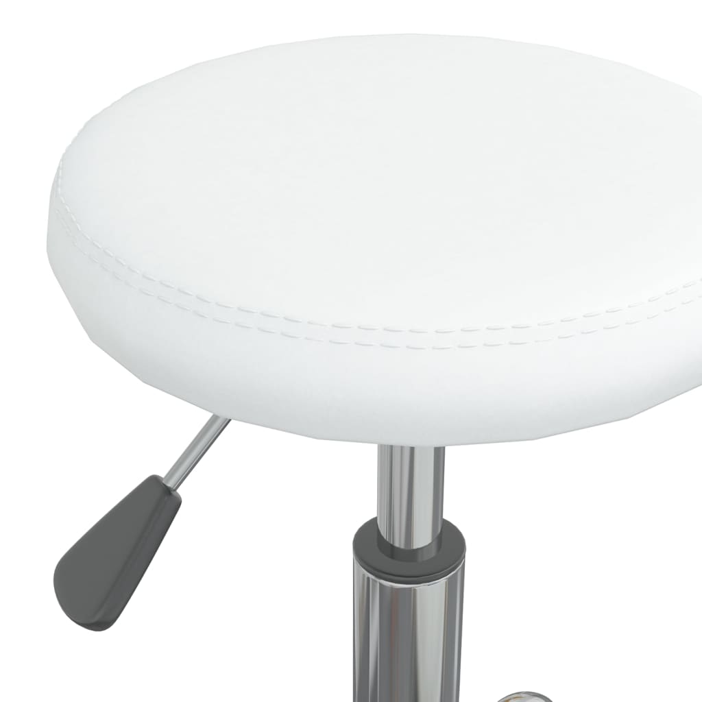 Chaise de salle à manger Blanc Similicuir - XIOS