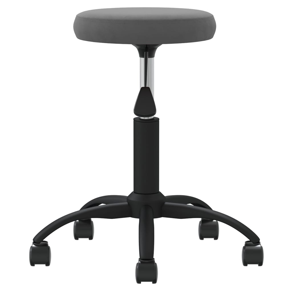 Chaise de salle à manger Gris foncé Velours - XIOS