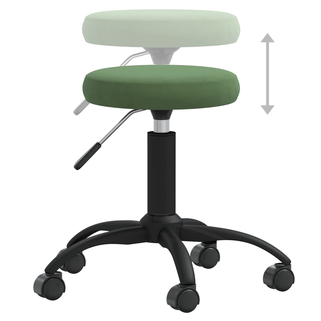 Chaise de salle à manger Vert foncé Velours - XIOS
