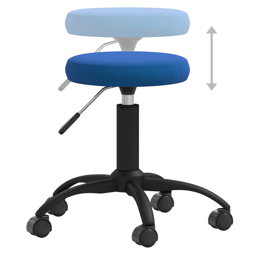 Chaise de salle à manger Bleu Velours - XIOS