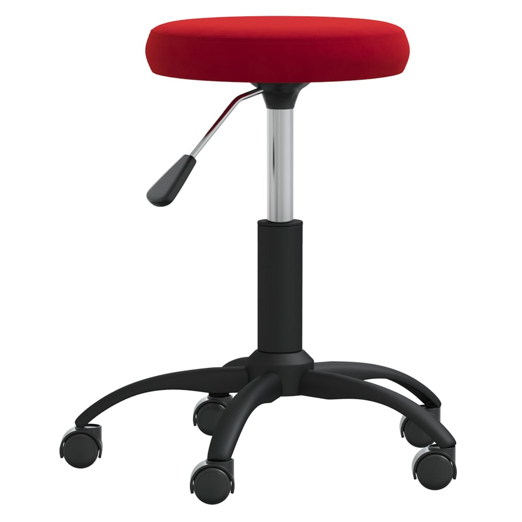 Chaise de salle à manger Rouge bordeaux Velours - XIOS