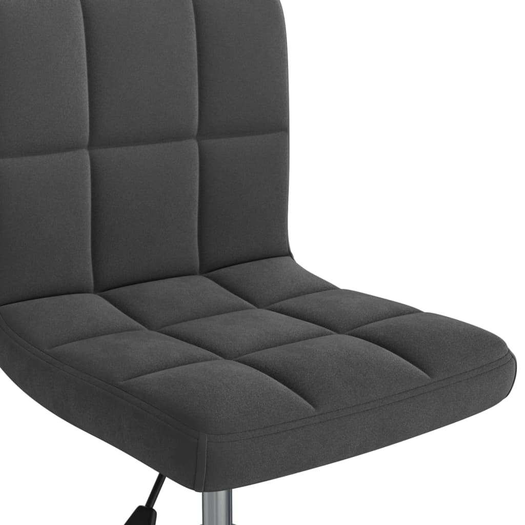 Chaise pivotante de salle à manger Noir Velours - XIOS