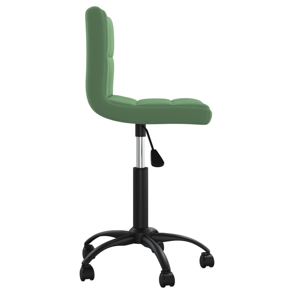 Chaise pivotante de salle à manger Vert foncé Velours - XIOS