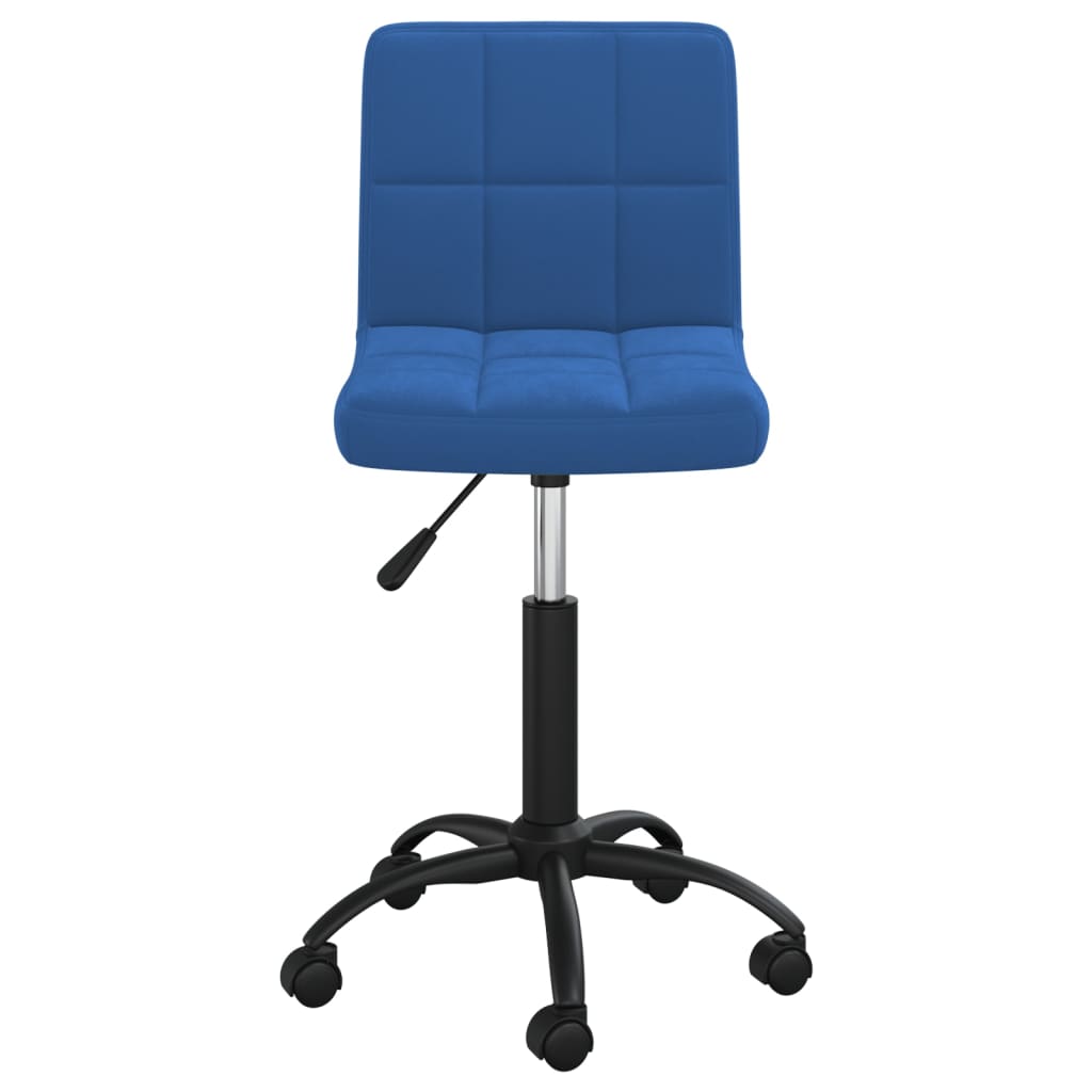 Chaise pivotante de salle à manger Bleu Velours - XIOS
