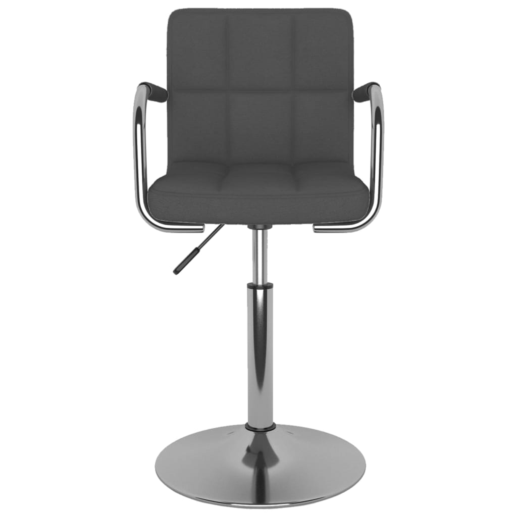 Chaise de salle à manger Gris foncé Tissu - XIOS