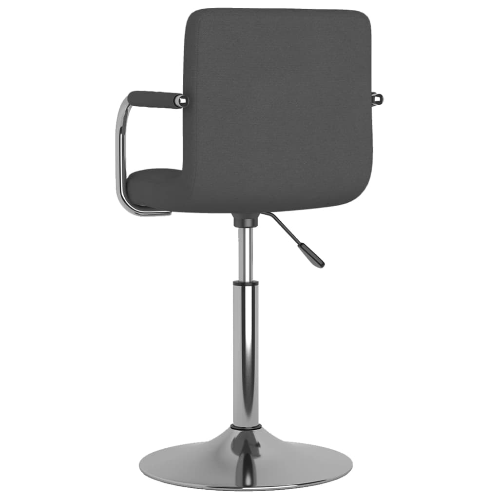 Chaise de salle à manger Gris foncé Tissu - XIOS