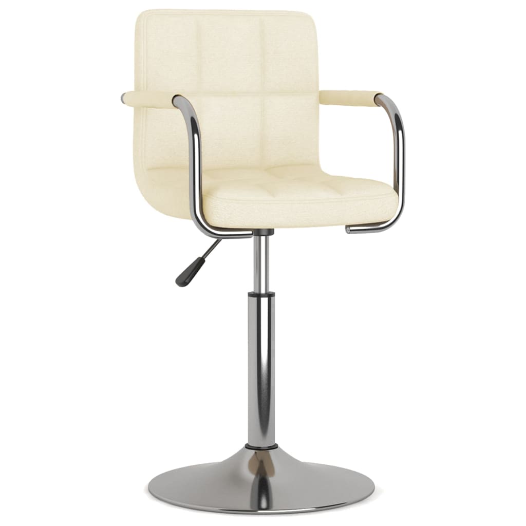 Chaise de salle à manger Crème Tissu - XIOS