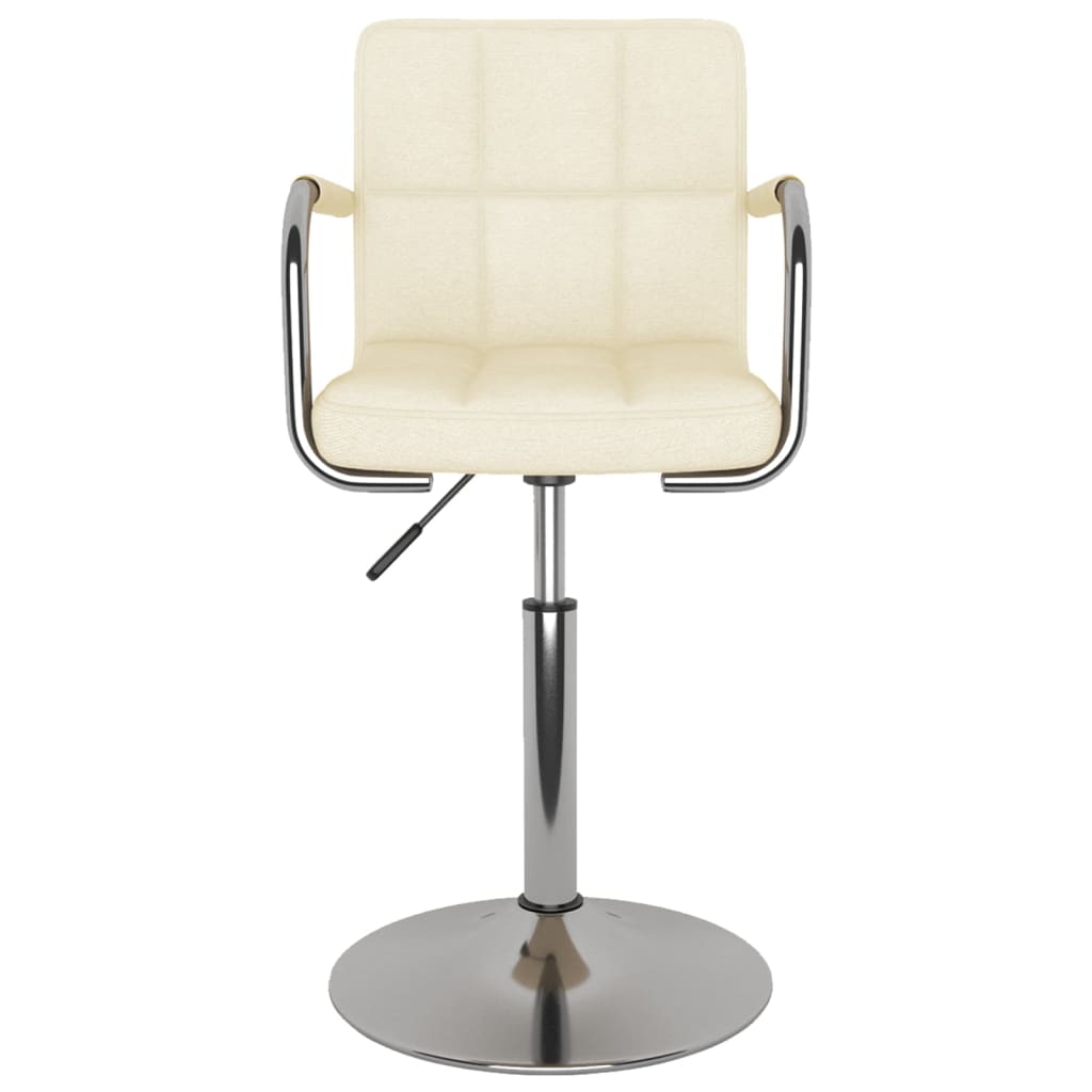 Chaise de salle à manger Crème Tissu - XIOS