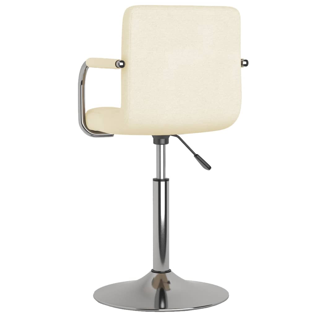 Chaise de salle à manger Crème Tissu - XIOS
