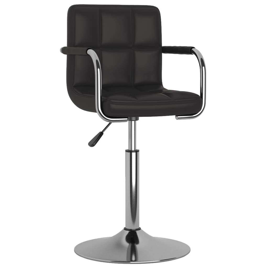 Chaise de salle à manger Noir Similicuir - XIOS