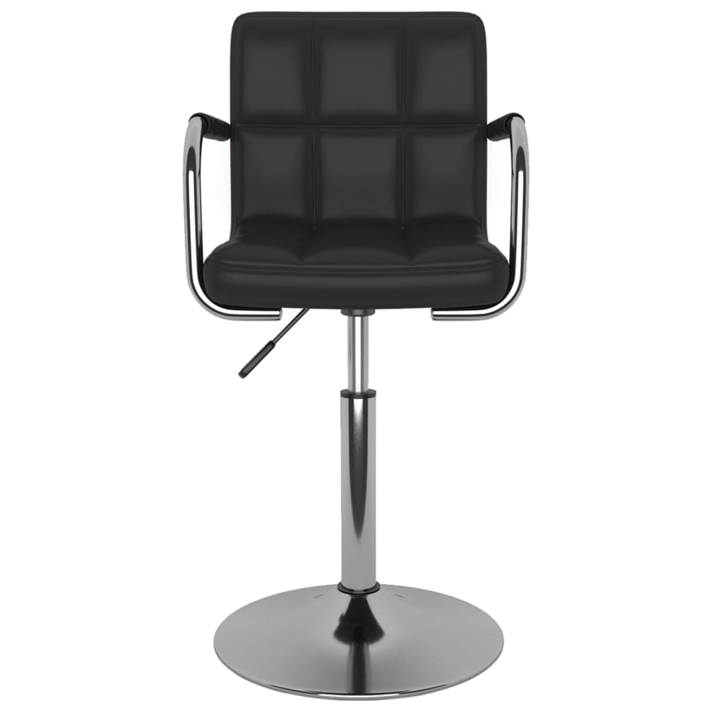 Chaise de salle à manger Noir Similicuir - XIOS