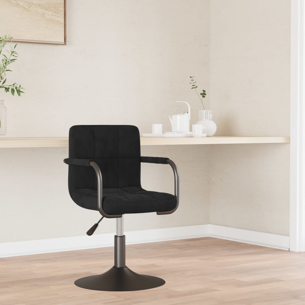 Chaise de salle à manger Noir Velours - XIOS